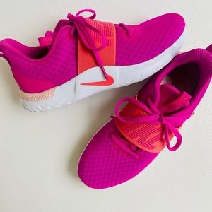 Nike Women’s Renew In Season TR 9 Running Sneakers. Pink & Orange. Worn once.